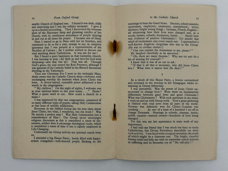 From Oxford Group to the Catholic Church by Doris Burton - 1948