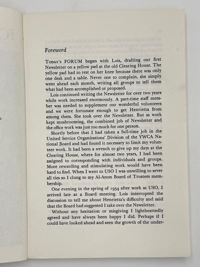 Al-Anon Forum Favorites - 4th Printing