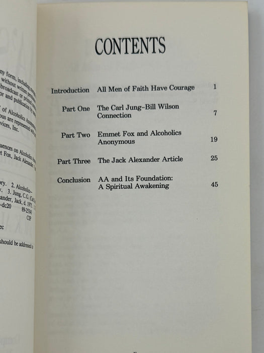 AA's Godparents: Three Early Influences on Alcoholics Anonymous and Its Foundation, Carl Jung, Emmet Fox, Jack Alexander by Igor I. Sikorsky, Jr. from 1990