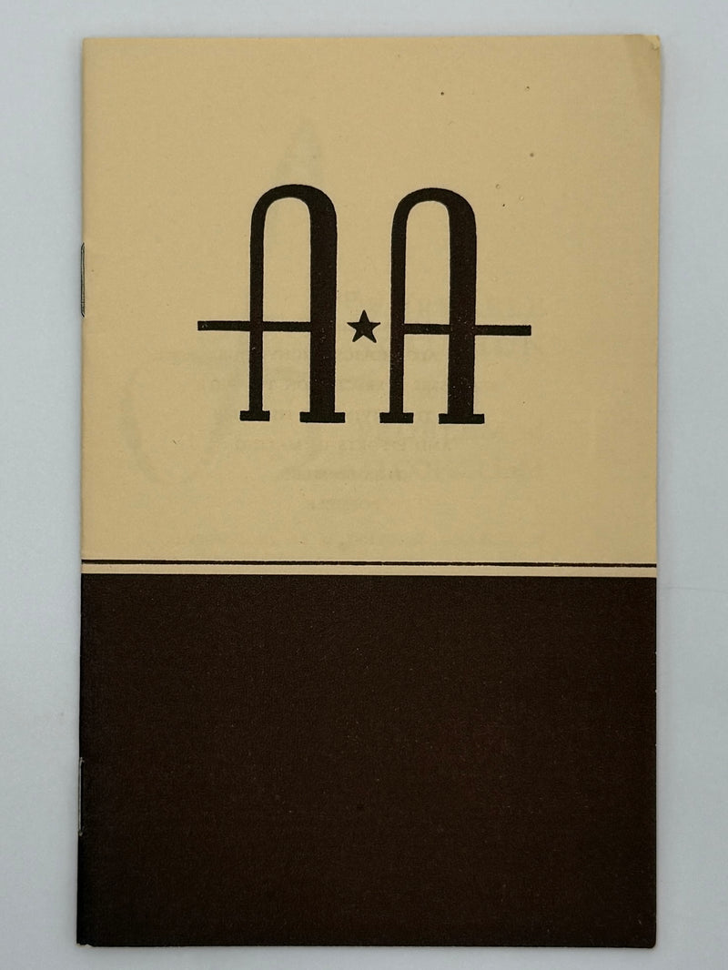 AA — Los Angeles Group Pamphlet  “A Workable Solution to the Problem of Alcoholism”