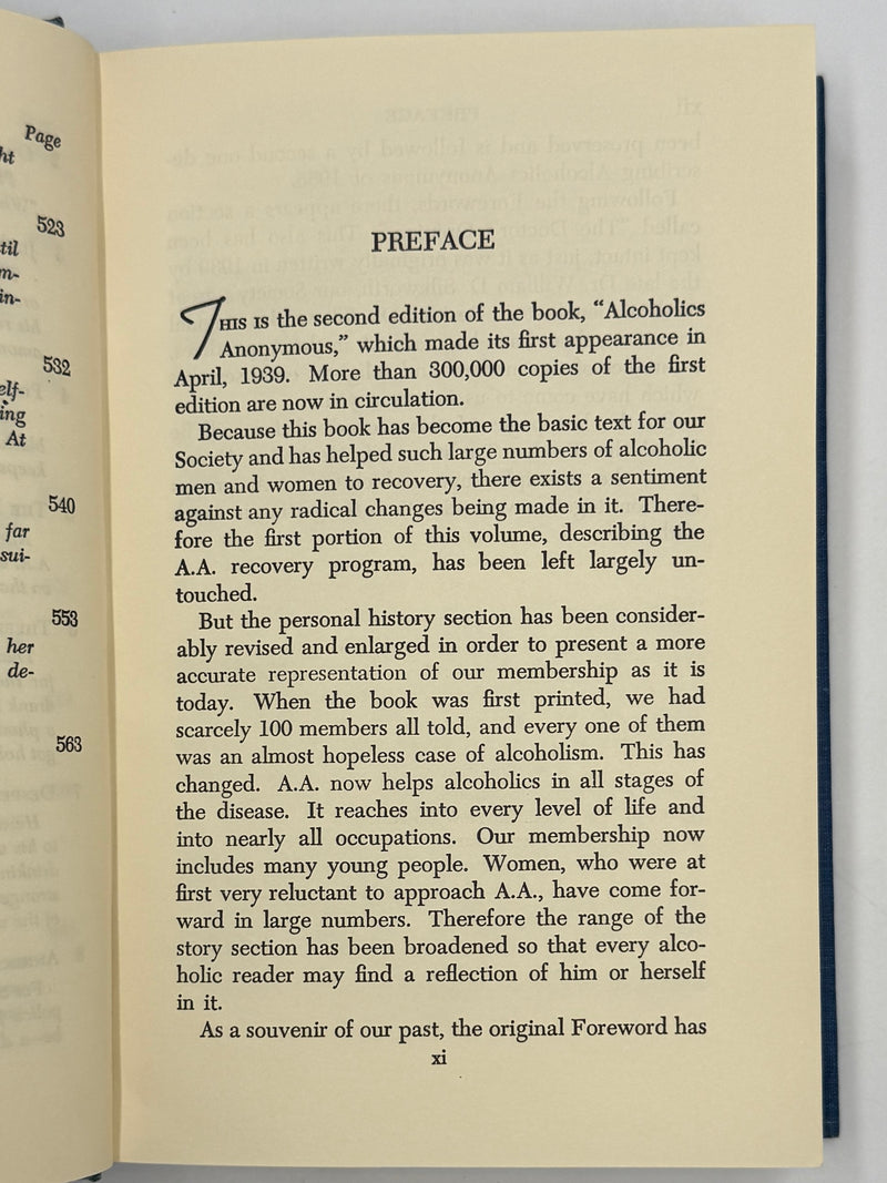 Alcoholics Anonymous Second Edition 13th Printing from 1972 - ODJ