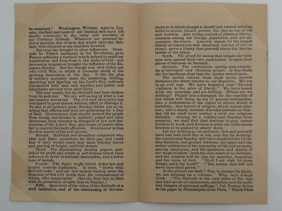 National Woman’s Christian Temperance Union - Leaflet No. 7