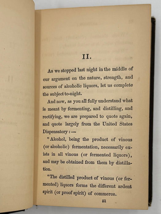 Alcohol: Its Nature and Effects by Dr. Charles A. Story