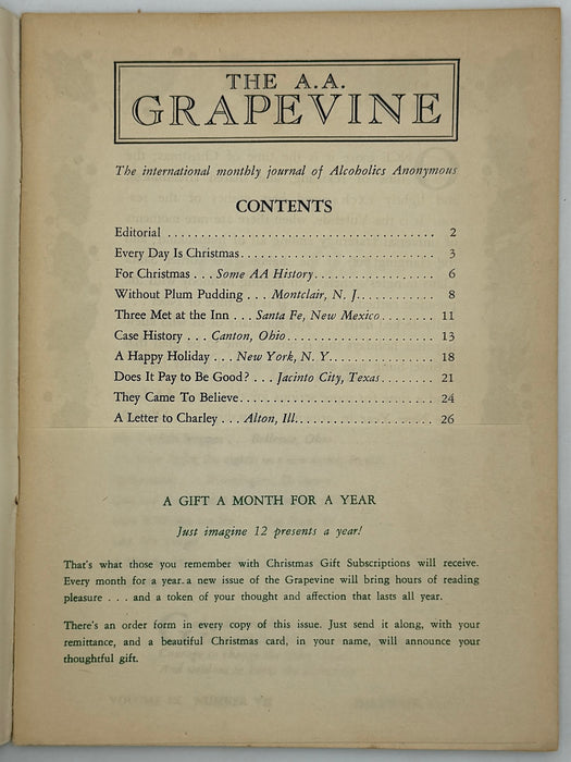 AA Grapevine - December 1952