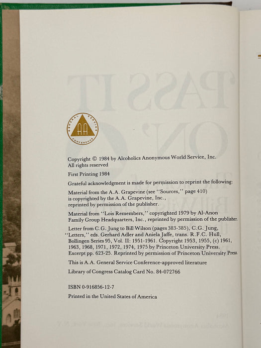 Signed by Mel B - Pass It On - 1984 First Printing