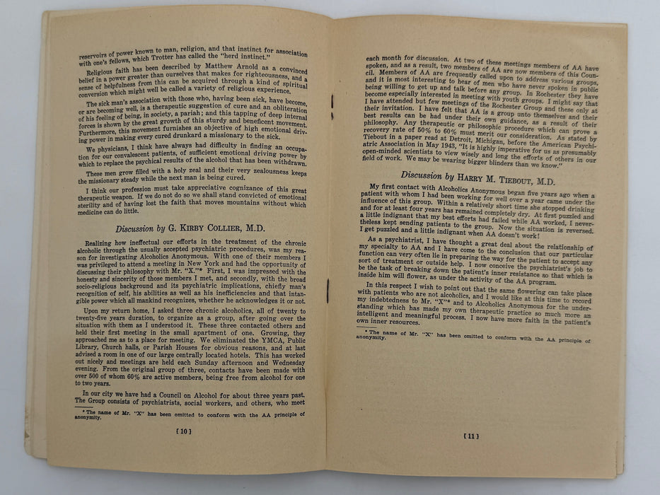 Medicine Looks at Alcoholics Anonymous - AA Pamphlet from 1946