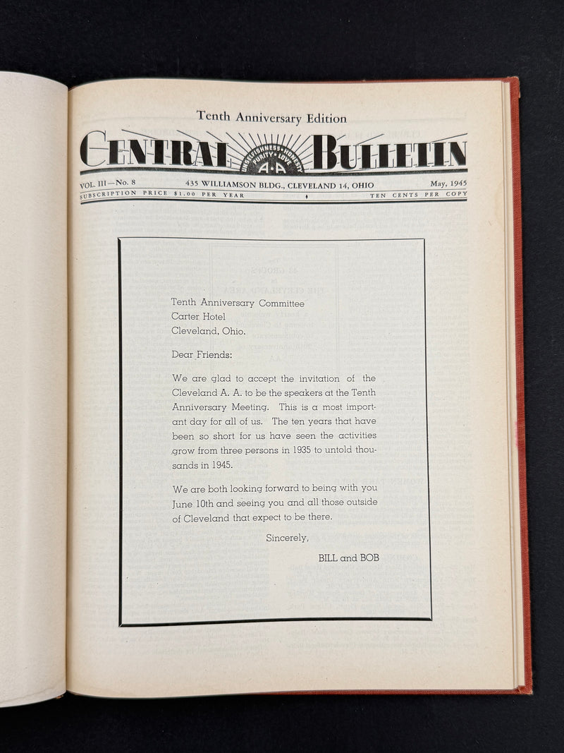 The Cleveland Central Bulletin Collection — Original Bound Volumes, 1942–1962