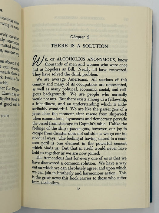 Alcoholics Anonymous Second Edition Big Book 14th Printing 1973 - ODJ