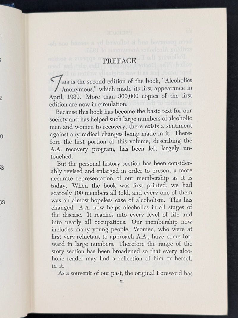 Alcoholics Anonymous — Second Edition, Fourth Printing (1960)
