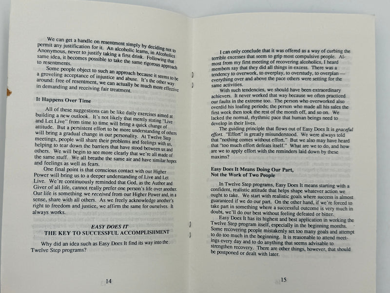 The Slogans: Basic Tools for Successful Recovery by Mel B. - 2nd Printing from 1994