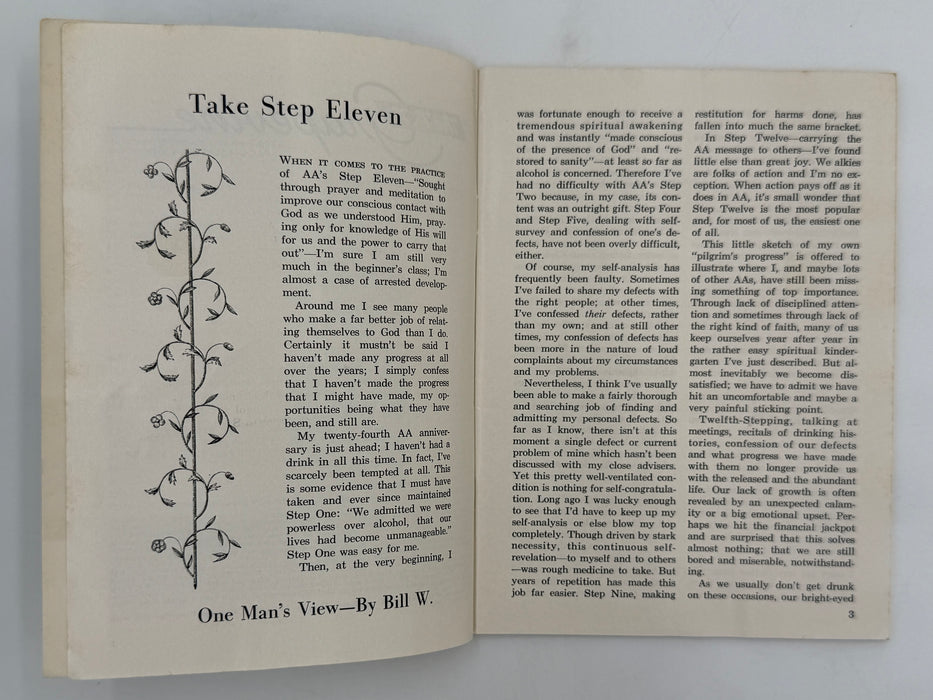 AA Grapevine from June 1958 - Take Step Eleven by Bill