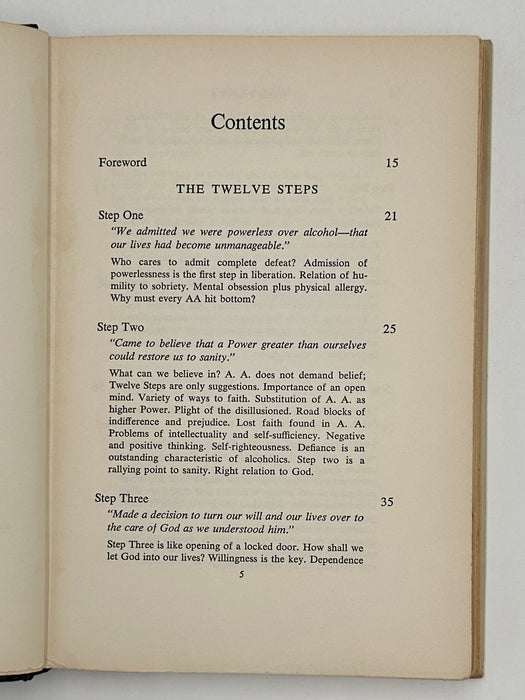 12 Steps and 12 Traditions First Edition 1st Printing Published by Harper & Brothers Recovery Collectibles