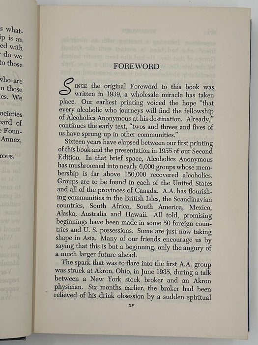 Alcoholics Anonymous Second Edition 2nd Printing - ODJ West Coast Collection