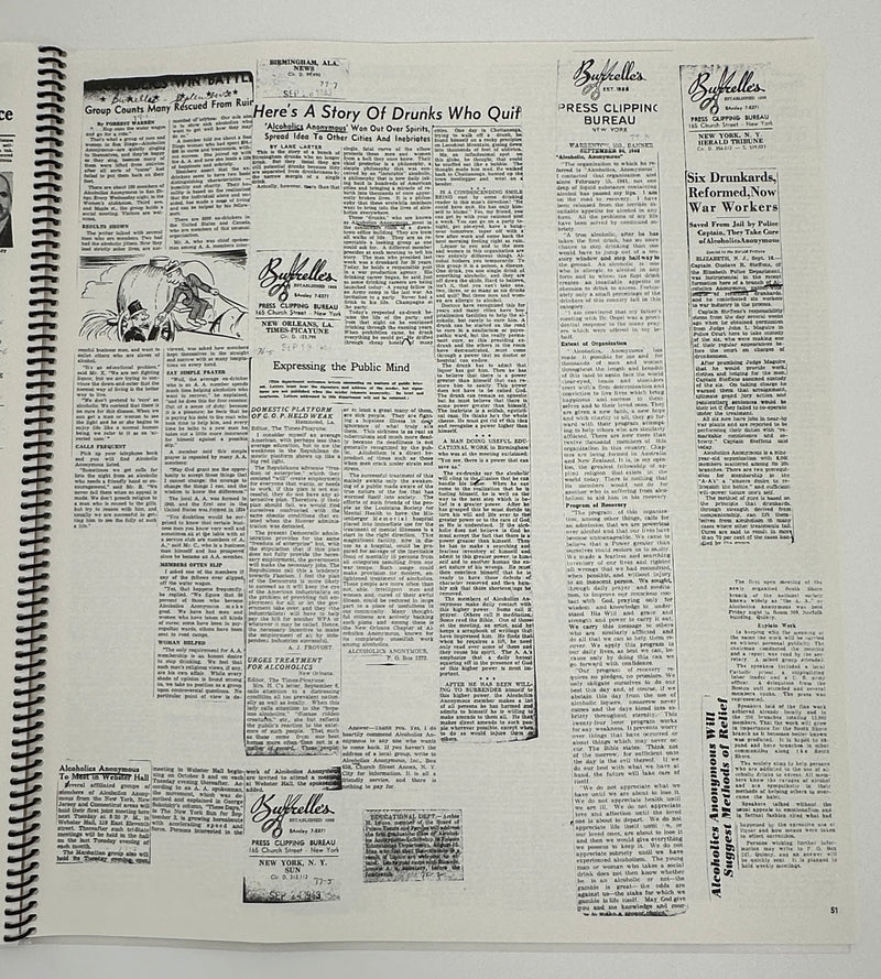 Alcoholics Anonymous 1943 - The Archives of The General Service Board