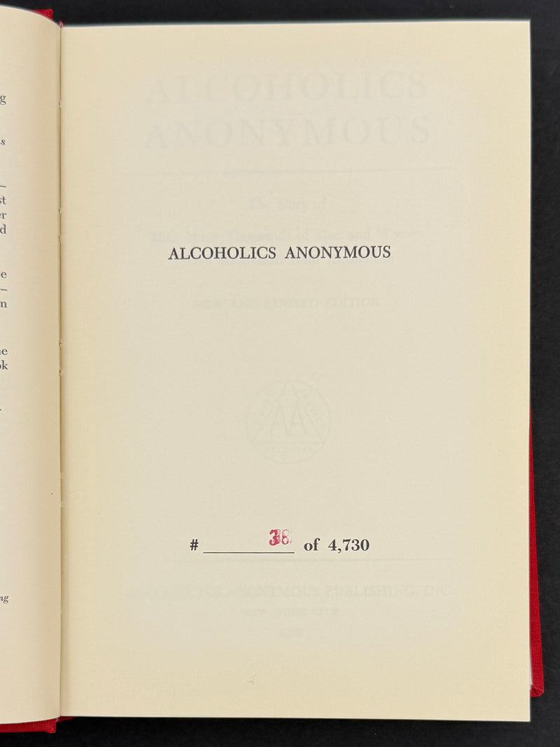 The Little Big Red - Alcoholics Anonymous Double Anniversary Limited Edition