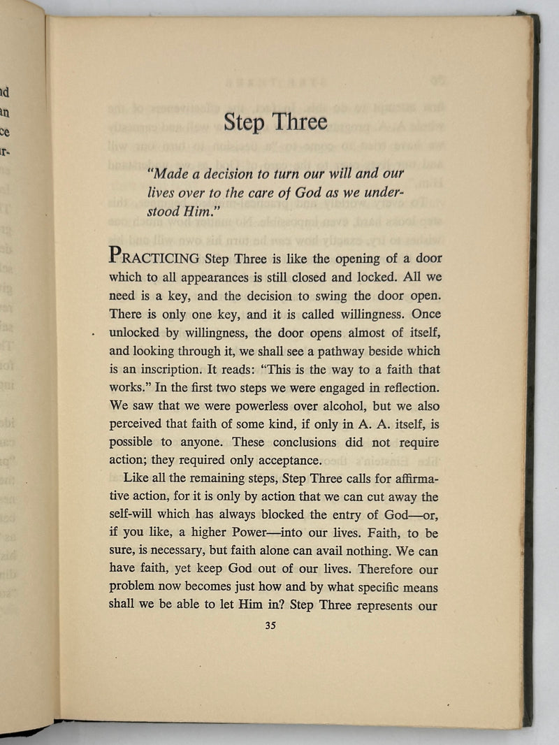 AA Twelve Steps & Twelve Traditions 1953 First Edition First Printing