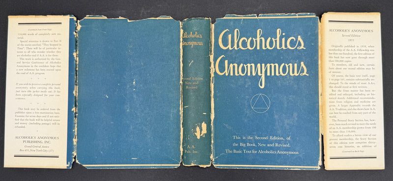 Alcoholics Anonymous Big Book — Second Edition, First Printing, First Issue — 1955