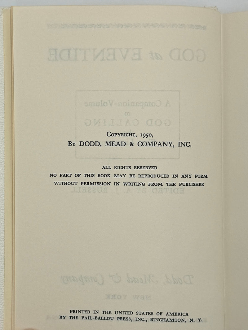 God At Eventide - Edited by A.J. Russell