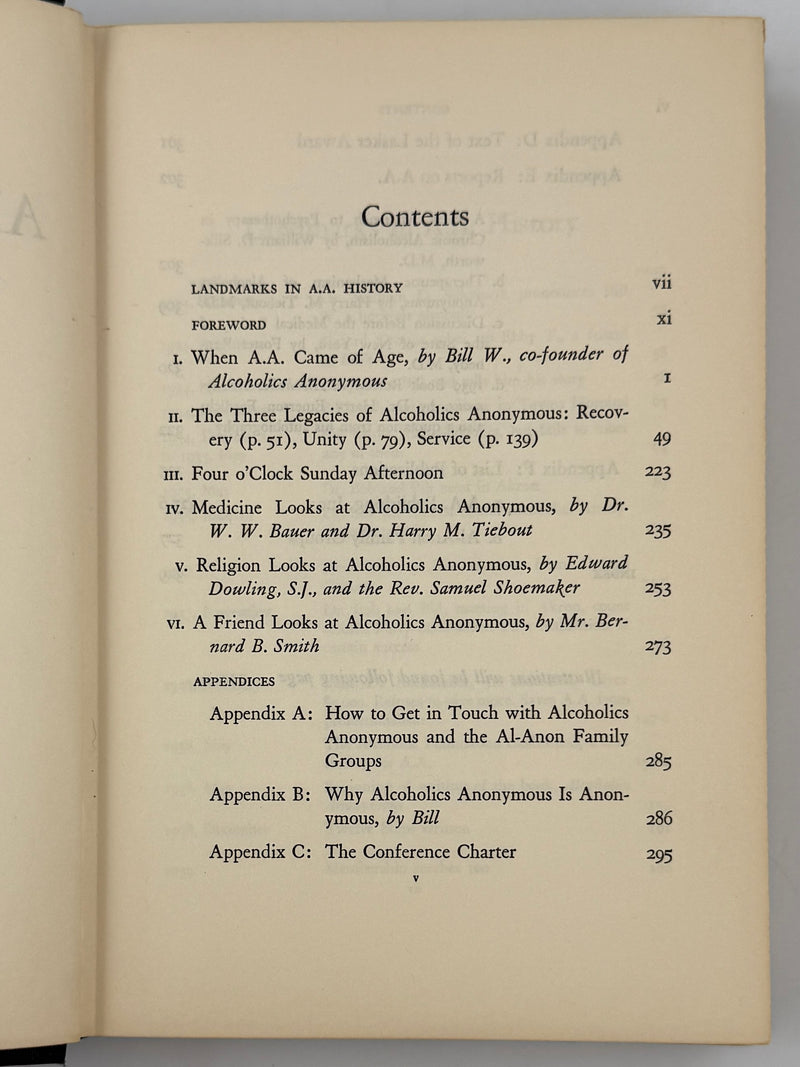 Alcoholics Anonymous Comes of Age — First Edition, First Printing (1957) Alcoholics Anonymous Publishing, Inc.