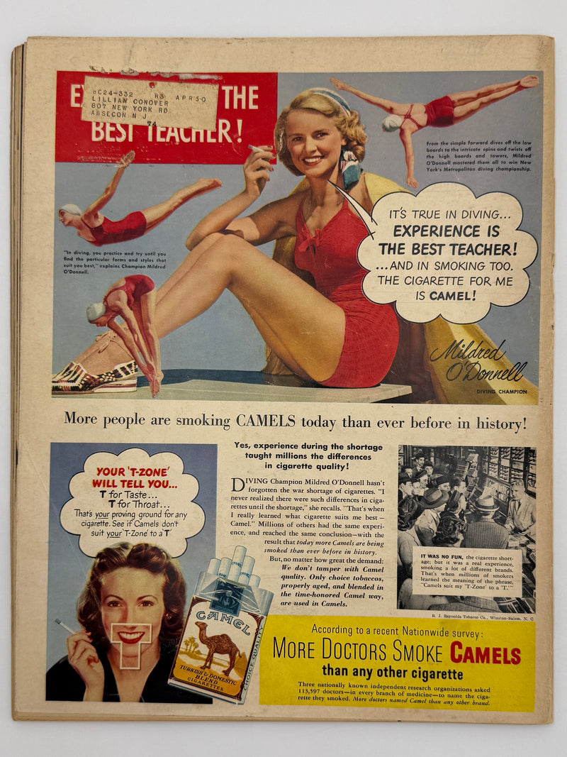 LOOK Magazine — June 10, 1947  Featuring “God Helped Me Stop Drinking: The Touching Story of Lillian Roth” by Patricia Coffin