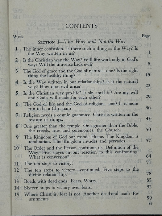 Signed - The Way by E. Stanley Jones