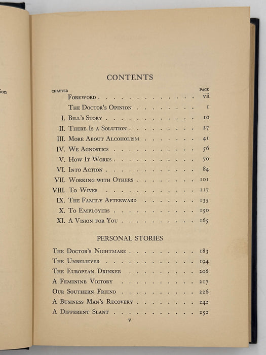 Alcoholics Anonymous First Edition 15th Printing from 1954 - ODJ