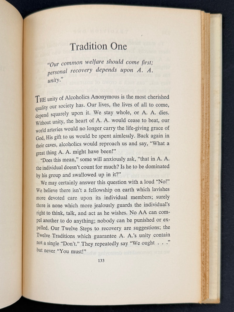 Twelve Steps and Twelve Traditions — First Printing (1953) Harper & Brothers Edition — Original Dust Jacket