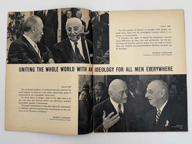 MRA - Moral Re-Armament Pictorial - Spring 1961