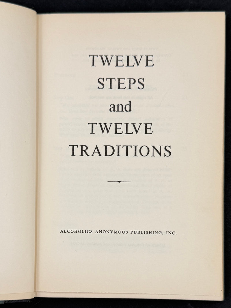 Twelve Steps and Twelve Traditions | Third Printing — December 1958 — RDJ