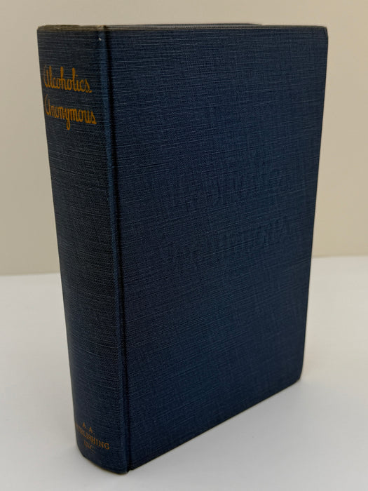 First Issue with Original White Band - Alcoholics Anonymous Second Edition First Printing from 1955 with ODJ