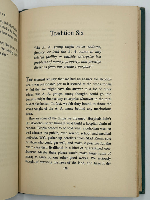 Alcoholics Anonymous Twelve Steps and Twelve Traditions - First Printing from 1953 - ODJ