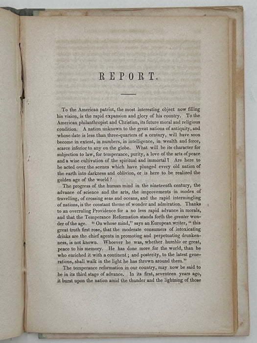 Report of the Executive Committee of the American Temperance Union - 1844