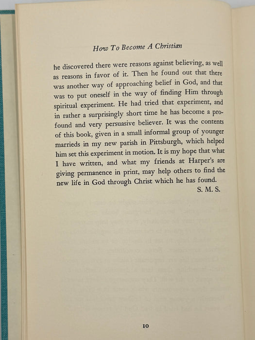 How To Become A Christian by Samuel M. Shoemaker