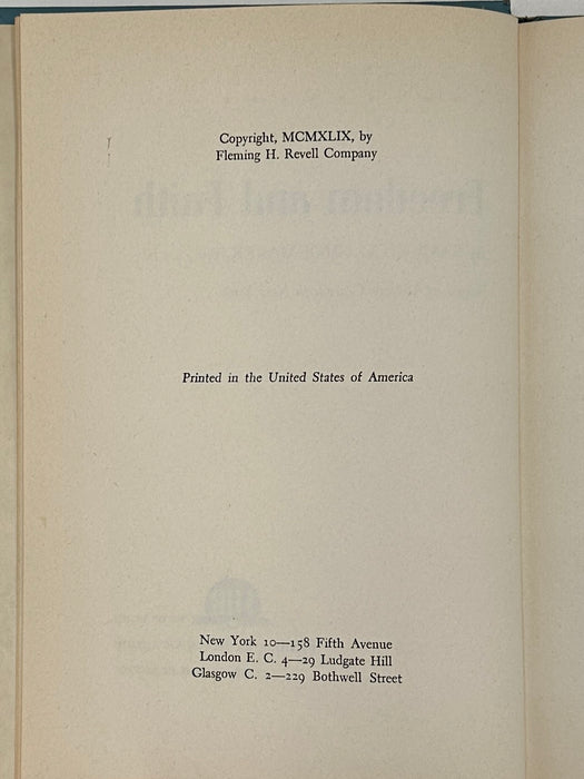 Freedom and Faith by Samuel M. Shoemaker from 1949 - ODJ West Coast Collection