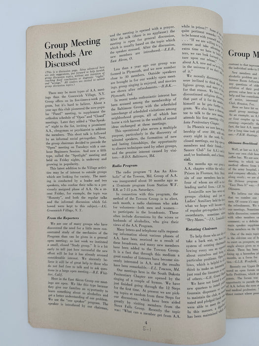 The A.A. GRAPEVINE - June 1948 Recovery Collectibles