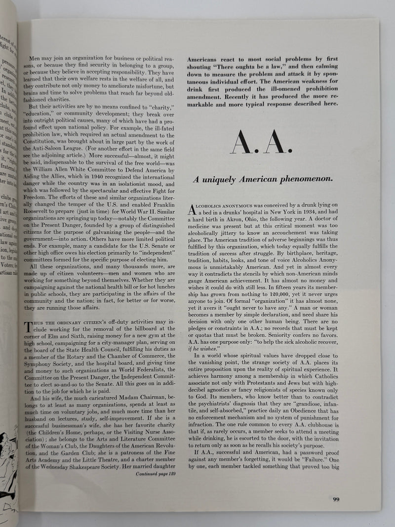 Fortune Magazine - February 1951 - Alcoholics Anonymous: A Uniquely American Phenomenon