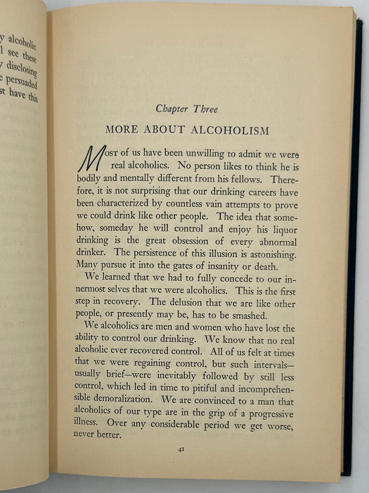 Alcoholics Anonymous First Edition 16th Printing from 1954 with ODJ