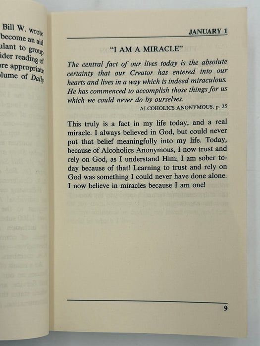 Daily Reflections - First Printing from 1990