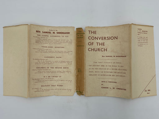 Conversion of the Church by Samuel M. Shoemaker - 5th British Edition 1938 - ODJ West Coast Collection