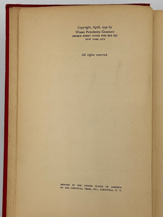 Alcoholics Anonymous First Edition First Printing from 1939