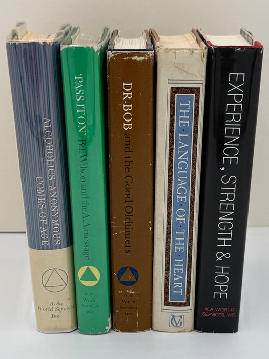 AA History Book Set — Five Essential Volumes of A.A. History