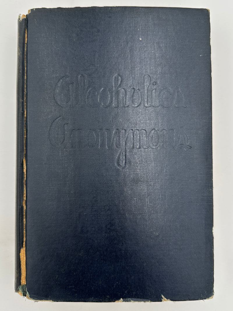 Alcoholics Anonymous First Edition 8th Printing from 1945 - RDJ Recovery Collectibles