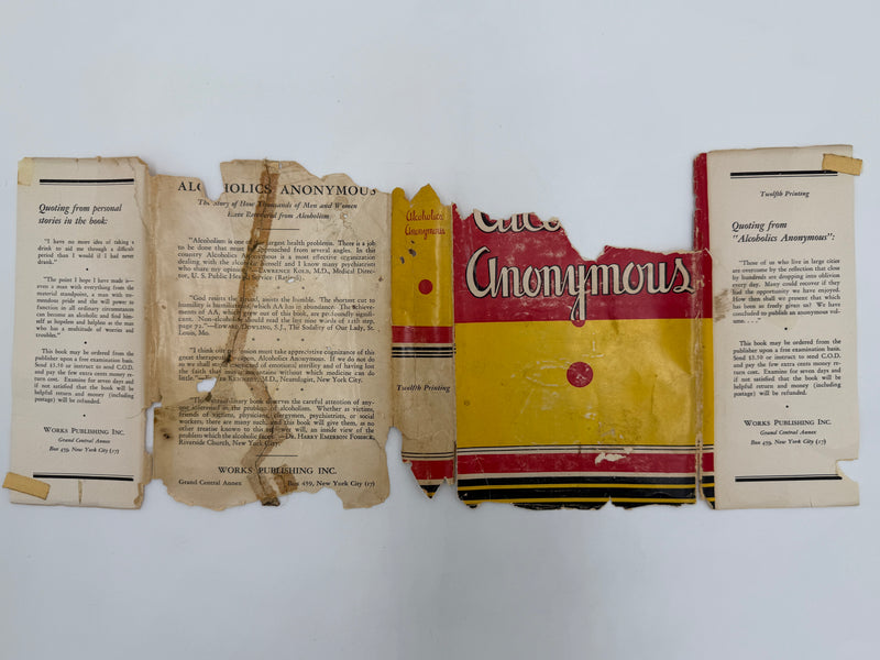 Alcoholics Anonymous First Edition 12th Printing from 1948 - ODJ