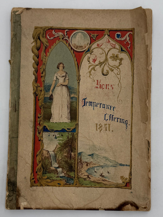 Set of Three Early Sons of Temperance Publications (ca. 1850–1855)