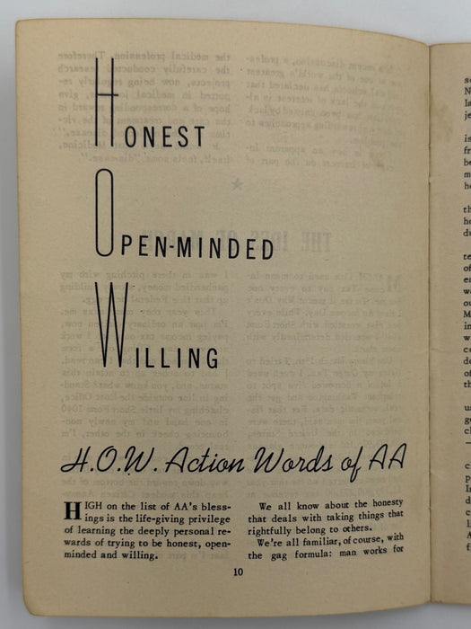 AA Grapevine from March 1952