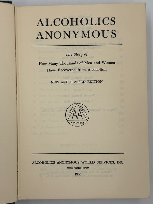 Alcoholics Anonymous Second Edition 8th Printing from 1966 - ODJ