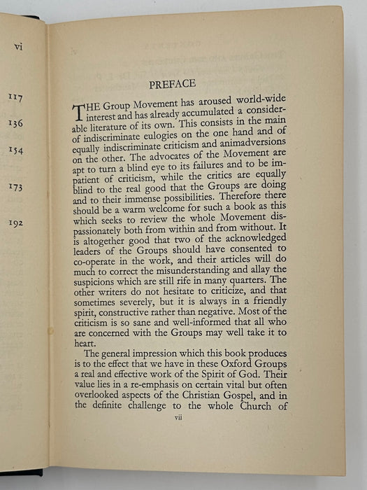 Oxford and the Groups: The Influence of the Groups Considered by Rev. G. F. Allen et al. - 1934