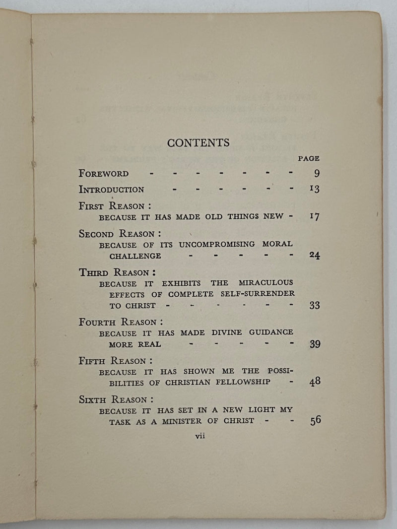 Why I Believe In The Oxford Group by Jack C. Winslow - 1935