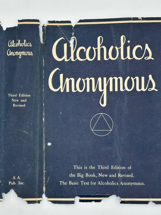 Alcoholics Anonymous Second Edition 3rd Printing from 1959 with ODJ