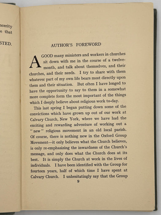 Conversion of the Church by Samuel M. Shoemaker - First British Edition 1933